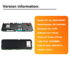 JK New V19 PB2A16S20P 16S 200A LiFePO4 Battery BMS|EP Energy