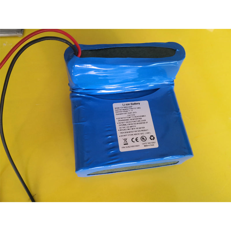 3S5P 11.1V 11Ah 18650 Lithium Battery with BMS for Chauvet Par Hex|EP Energy