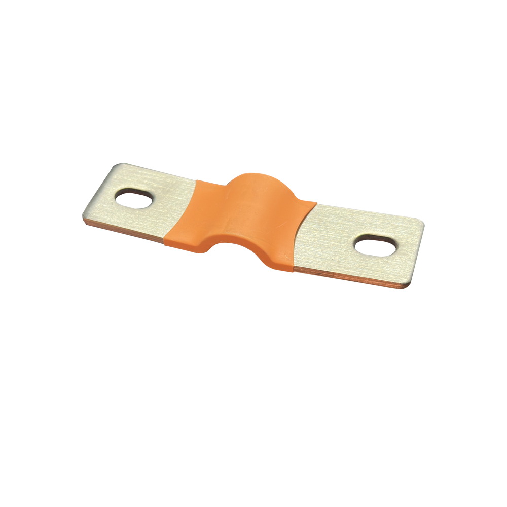 flexible busbar on the white background