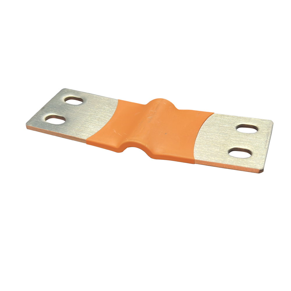 280ah 314ah double holes yellow flexible busbar right view