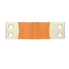 4 holes yellow flexible busbar top view