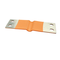 4 holes yellow flexible busbar back view