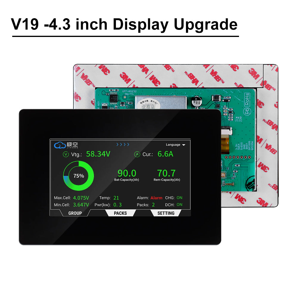 JK New V19 PB2A16S20P 16S 200A LiFePO4 Battery BMS|EP Energy